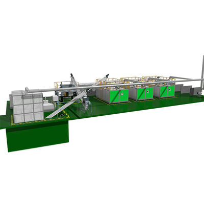 System zarządzania odpadami organicznymi 20T 20 ton / dzień Kompostowanie bioodpadów