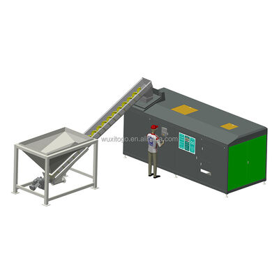 W pełni automatyczny kompozytor odpadów organicznych o pojemności przetwarzania 1000 kg/d, cyklu 24h i materiał SUS304 do obróbki odpadów spożywczych w przemyśle