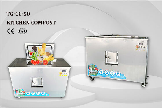 TOGO TG-CC-50 Kompostownik na odpady organiczne ze stali nierdzewnej 304 o pojemności 50 kg i czasie przetwarzania 21-24 godzin