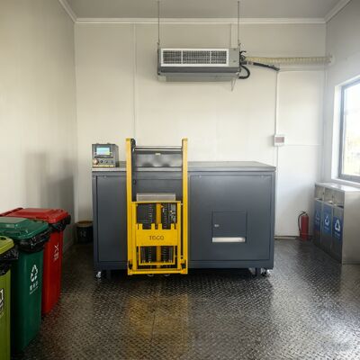 Fully Automatic PLC Control Commercial Composting Machine with 300KG/D Capacity for Microbial Decomposition of Organic Waste